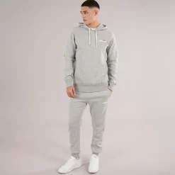 Herre Giffone Hættetrøje Light Grey Marl