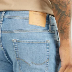 Herre Glenn 334 Slim Fit Jeans Blå Denim