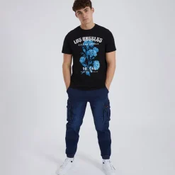 Herre Goffey Slim Fit Jeans Mørk Indigo Vask