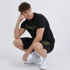 Herre Gowsen T-shirt og Shorts Sæt Sort