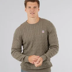 Herre Grant Jumper Brun Melange