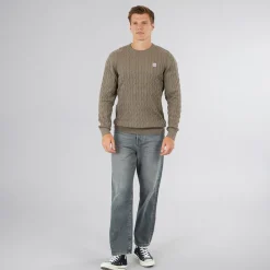 Herre Grant Jumper Brun Melange