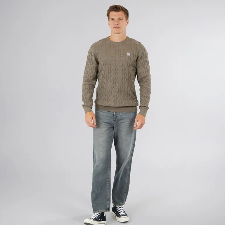 Herre Grant Jumper Brun Melange