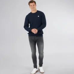 Herre Grant Jumper Mørk Safir