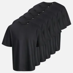 Herre Gust Oversized 6-pak T-shirts Sort