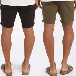 Herre Hansen To-pak Chino Shorts Sort/​Khaki