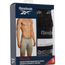 Herre Hogan Performance 3-pak Lange Trunks Sort/​Hvid/​Grå Melange