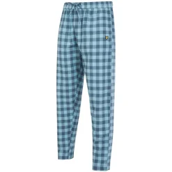 Herre Holden T-shirt og ternede loungesæt Bright White/Blue Check