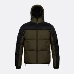 Herre Hættejakke Army /​ Sort