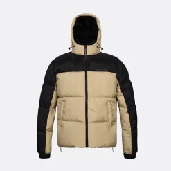 Herre Hættejakke Khaki /​ Sort