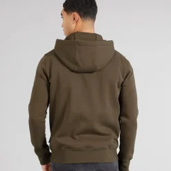 Herre hættetrøje khaki