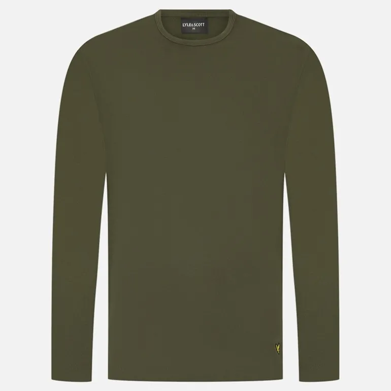 Herre Hugo Langærmet Bluse Og Shorts Lounge Sæt Climbing Ivy/Sort