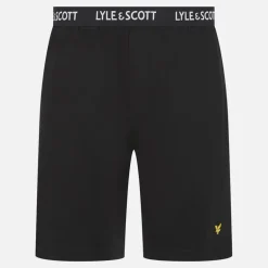 Herre Hugo Langærmet Bluse Og Shorts Lounge Sæt Climbing Ivy/Sort