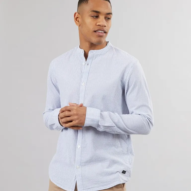 Herre Incari Langærmet Skjorte Kobenhavns Blå