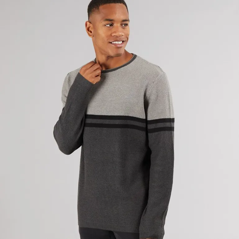 Herre Jaluf Jumper Charcoal Mix