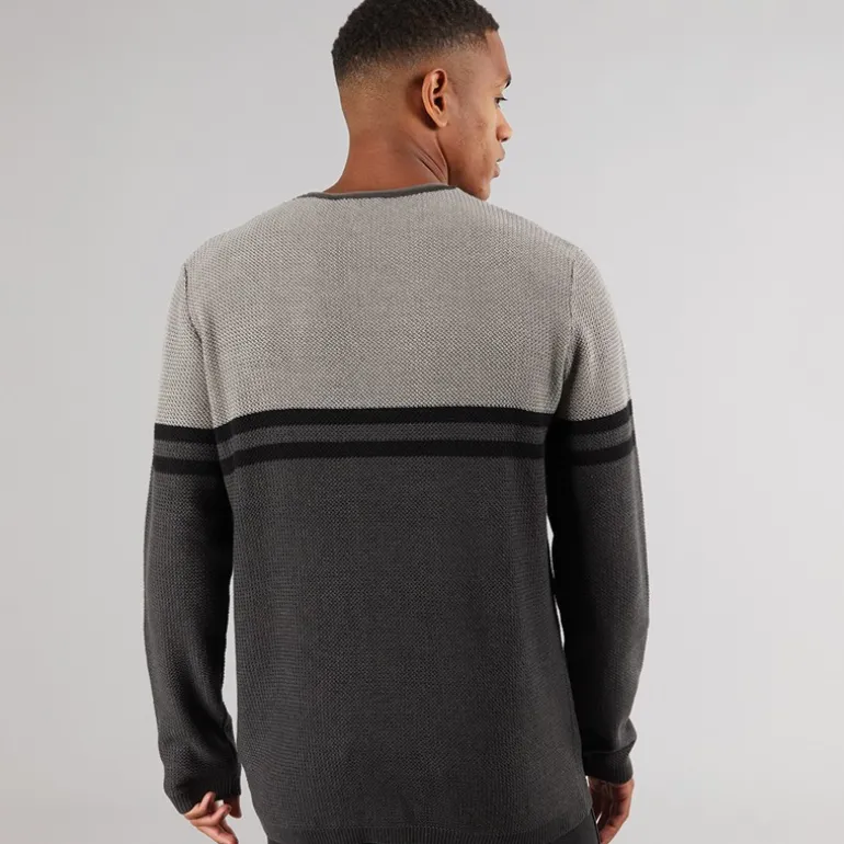 Herre Jaluf Jumper Charcoal Mix