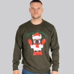 Herre Jule Sweater Olive Green