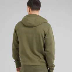 Herre Klemerio Lynlås Hættetrøje Khaki