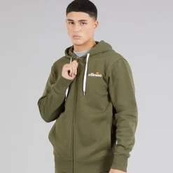 Herre Klemerio Lynlås Hættetrøje Khaki