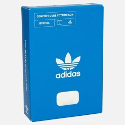 Herre Komfort Bomuld Vævet To Pakke Boksershorts Sort/​Hvid