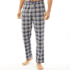 Herre Lager Natsæt Sort/​Sort Blå Ternet