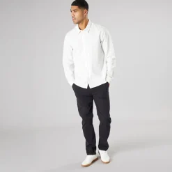 Herre Langærmet Skjorte Off White