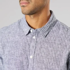 Herre Langærmet Skjorte True Black Melange