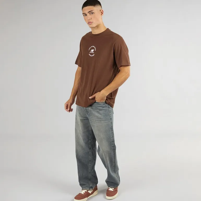 Herre Life In Balance Oversized T-Shirt Pine Cone