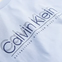 Herre Logo T-Shirt Zen Blå