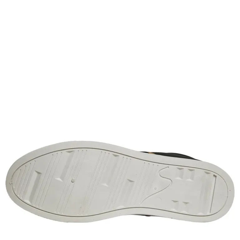 Herre Louie Eagle PU Pumps Sort/Grøn/Guld