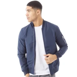 Herre Mash Bomberjakke Blå Blazer