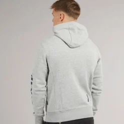 Herre Maslow 22 Lynlås Trøje Grå Melange