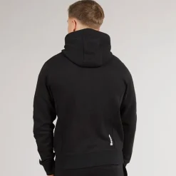 Herre Maslow 22 Zip Through Hoodie Sort