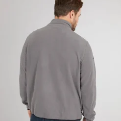 Herre Mcgeechan 1 /​ 2 Zip Micro Fleece Mellem Grå