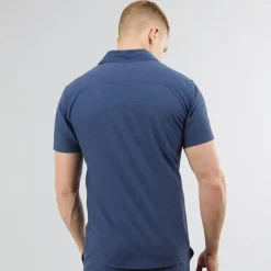 Herre Miles Kortærmet Skjorte Night Sky