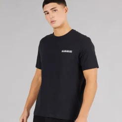 Herre Mirada T-shirt med grafik bagpå Sort