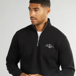 Herre Mountain Åben Kant 1/​4 Træningsdragt Sort