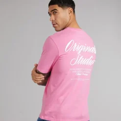 Herre Norrebro Typo T-shirt Prismer Rosa