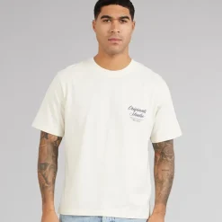 Herre Norrebro Typo T-shirt Antique Hvid