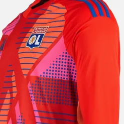 Herre OL Olympique Lyon 24/25 Målmands Trøje Langærmet Rød