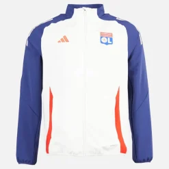 Herre OL Olympique Lyon Præsentationsjakke White Tint/​Midnight Indigo/​Bright Red