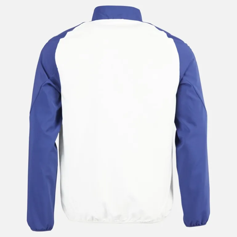 Herre OL Olympique Lyon Præsentationsjakke White Tint/Midnight Indigo/Bright Red