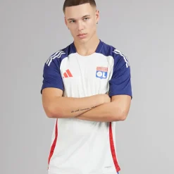 Herre OL Olympique Lyon Træningstrøje White Tint/​Midnight Indigo/​Bright Red