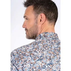 Herre Oliver Kortærmet Skjorte Marineblå