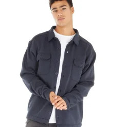 Herre Opvarmet Shacket Blå