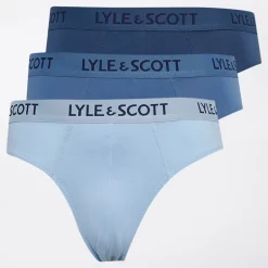 Herre Owen Tre Pak Underbukser Blå Horisont/​Chambray Blå/​Mørk Denim