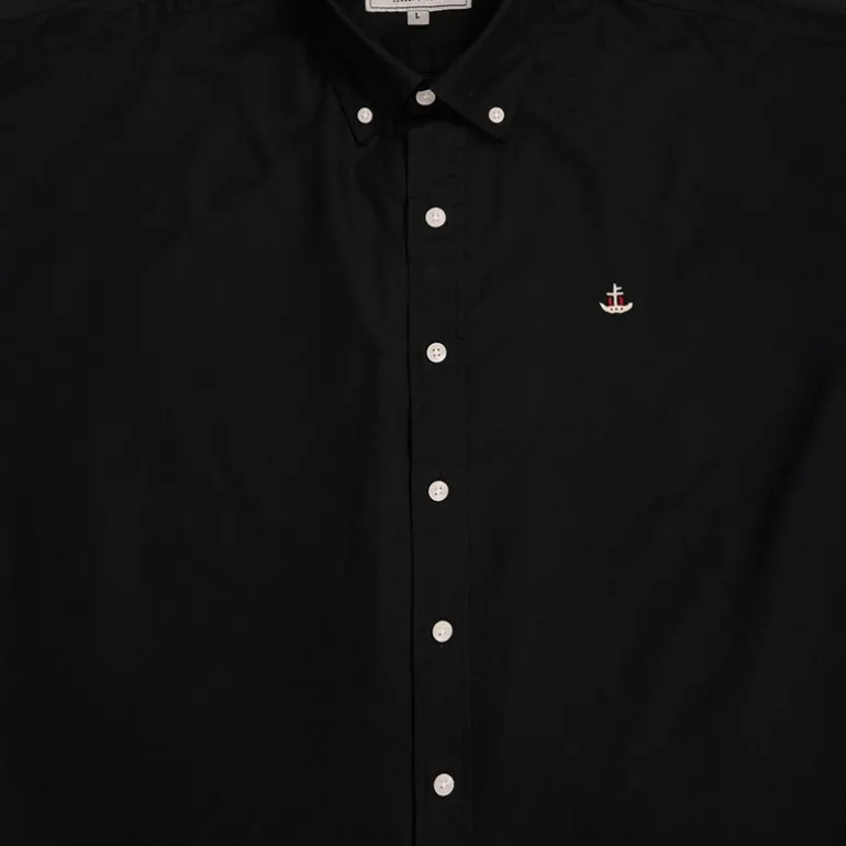 Herre Oxford skjorte Sort