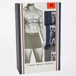 Herre 6-pak Boxer og 6-pak Sokke Gavesæt Hvid/​Sort/​Navy