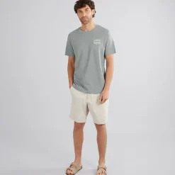 Herre Paradise Found Grafik T-shirt Grå /​ Blå