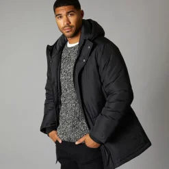 Herre Parka Jakke Sort